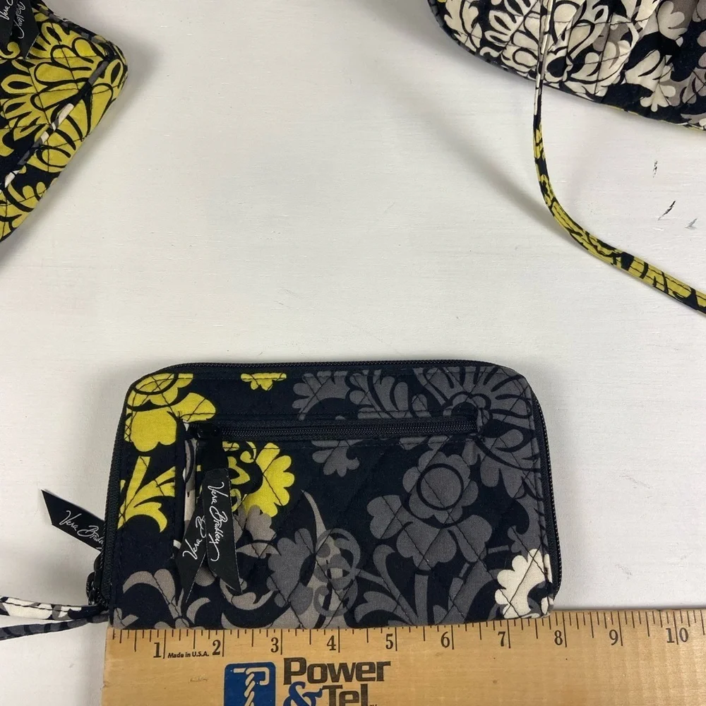 Vera Bradley 4pc Matching Bag Set Shoulder Bag Crossbody Wristlet Wallet Floral
